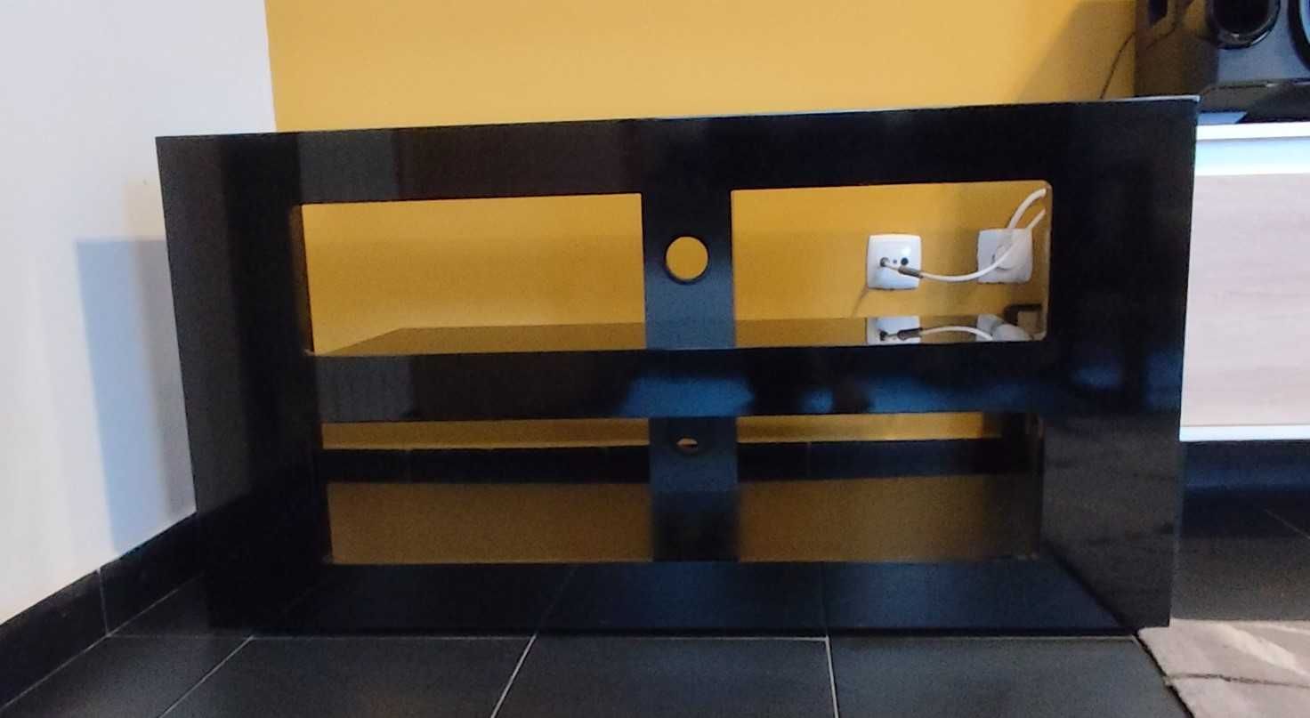 Mesa TV/Consolas Vidro cor preta