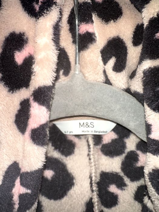Marks & Spencer pajac piżamka panterka 6-7 l