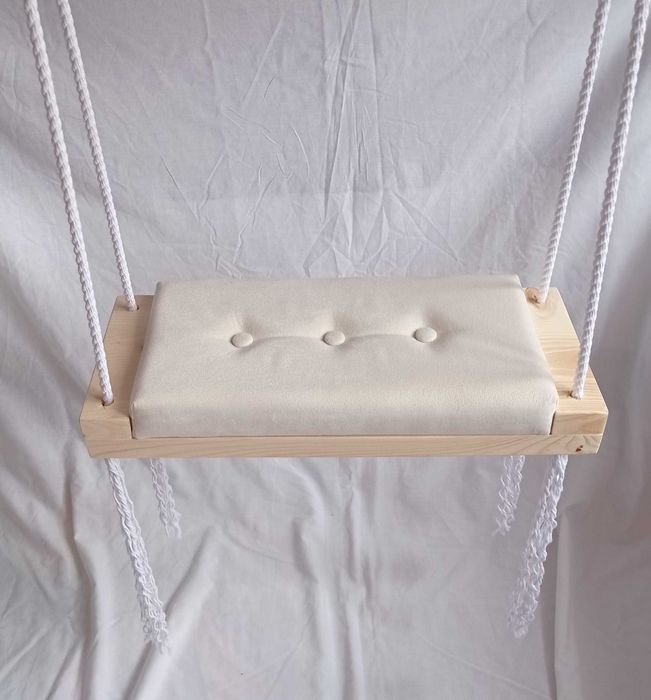 Huśtawka dla dzieci i dorosłych siedzisko tapicerowana