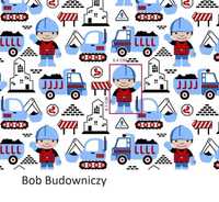 Prześcieradło do dostawki 90x60 Bob Budowniczy