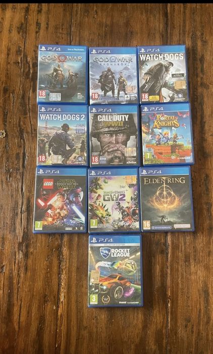 Jogos PlayStation 4/5 e switch