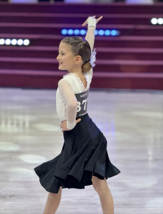 Сукня бейсік, чорно-біла, 32 розмір