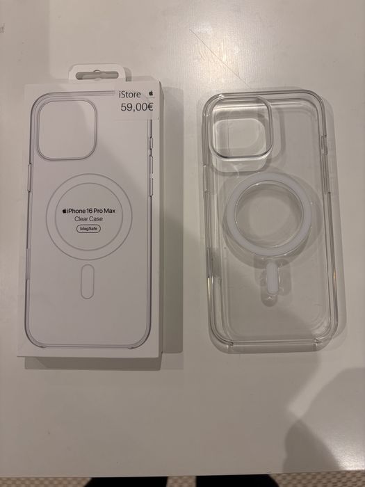Conjunto duas capas iPhone 16 Pro Max