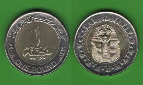 1 фунт Египет 2008 UNC