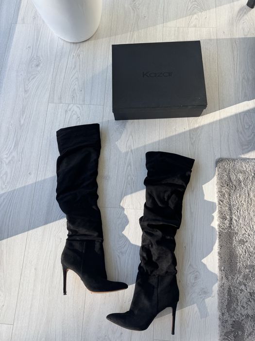 Kozaki za kolano na szpilce Kazar 39