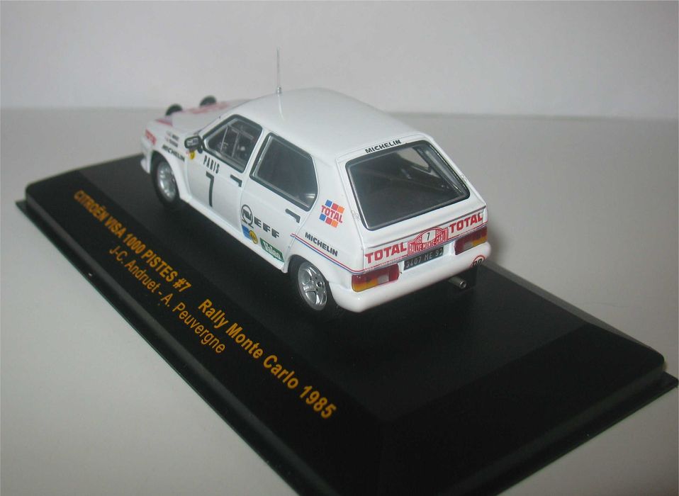 Citroen Visa 1000 Pistes - Rally Monte Carlo 1985- Jean-Claude Andruet