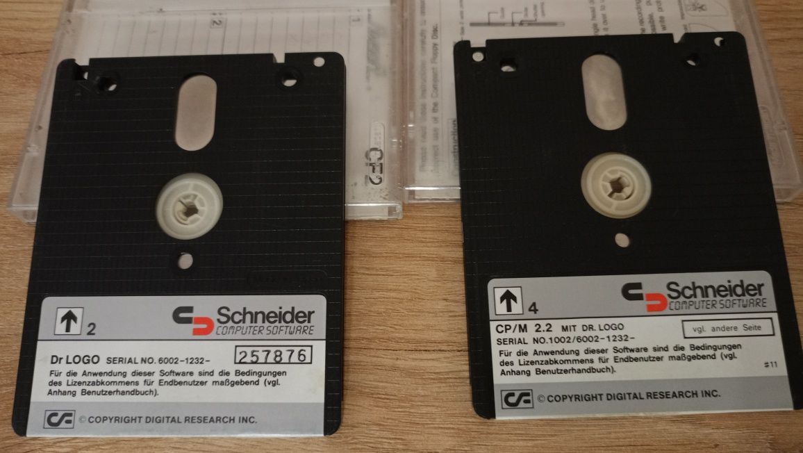 Dyskietki systemowe 3 cale do  komputerów Amstrad