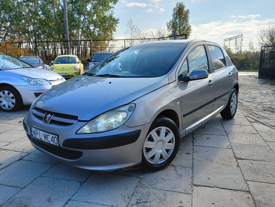 Peugeot 307 2,0 HDi 04r 90KM bdb stan pancerny ładny długie opłaty
