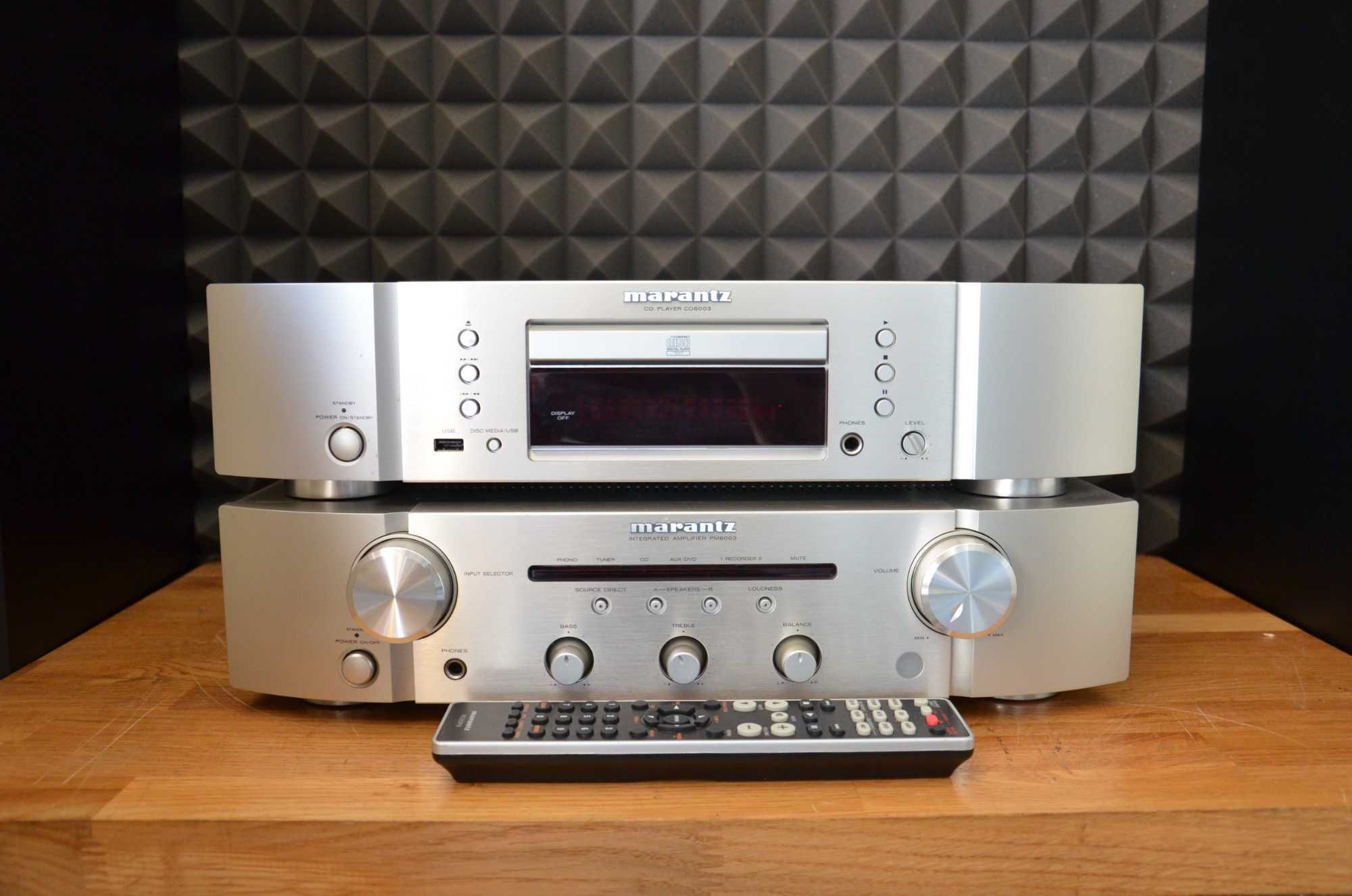 Wzmacniacz MARANTZ PM 6003 + odtwarzacz cd MARANTZ CD 6003