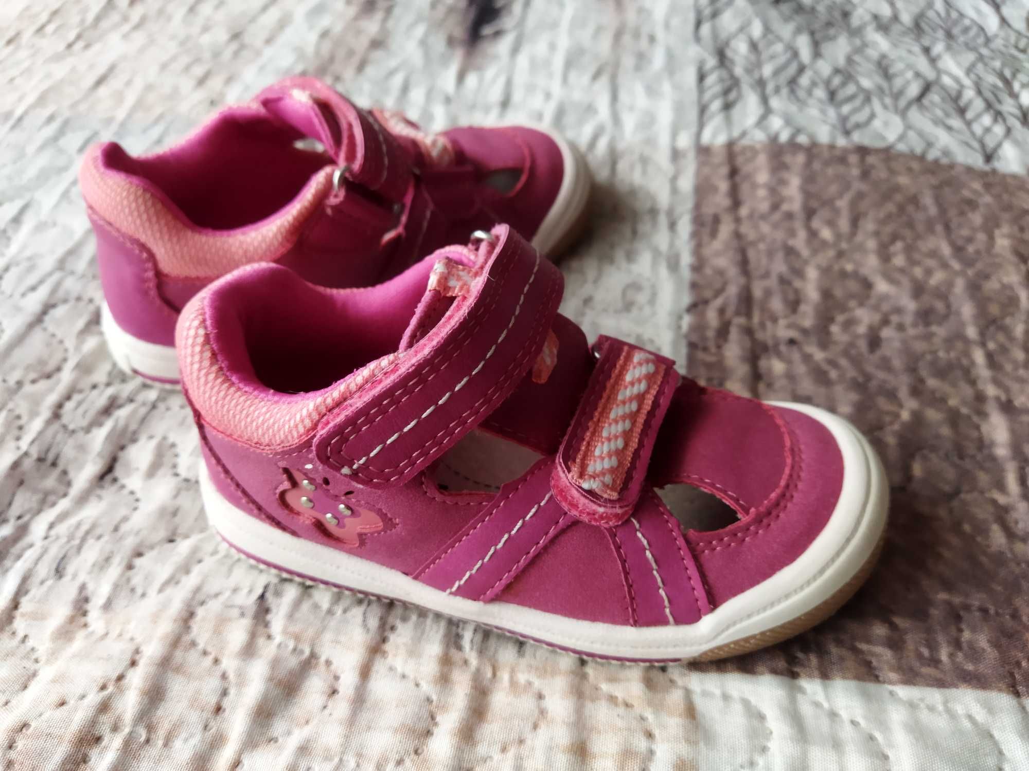 Sandałki dla dziewczynki WALKX r. 23 różowe