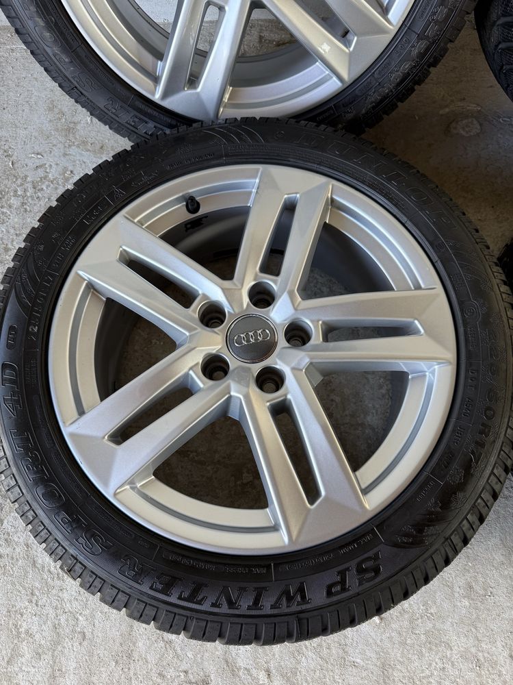Oryginalne Alufelgi Audi 17” koła zimowe DUNLOP 2022 rok! JAK NOWE!