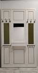 wieszak do przedpokoju korytarza vintage art deco stary drewniany