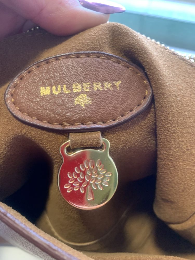 Шикарная сумка mulberry через плечо оригинал номерная