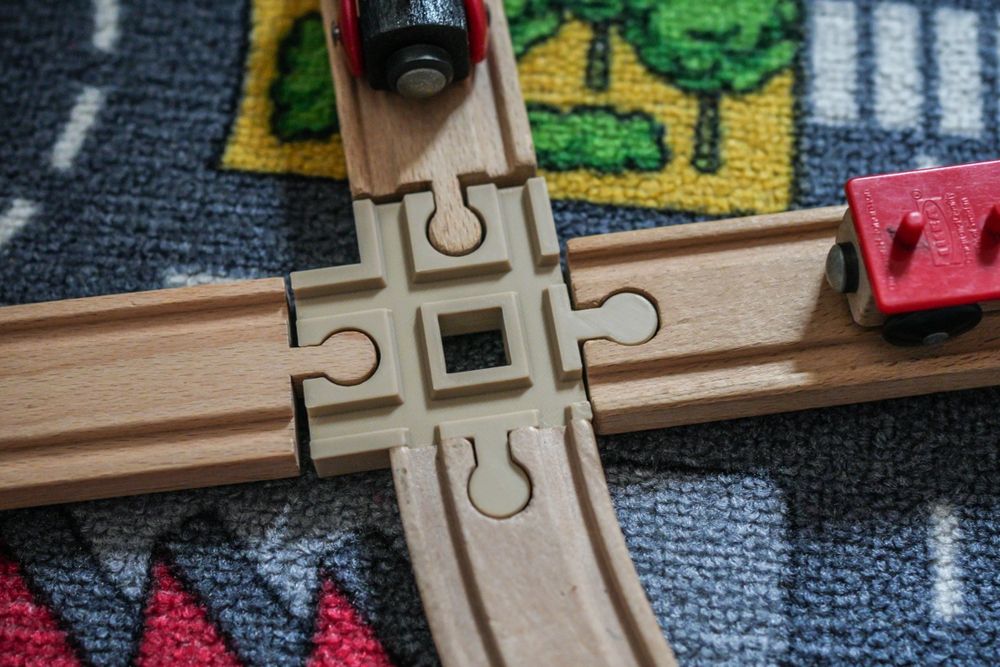 Małe skrzyżowanie do torów drewnianych