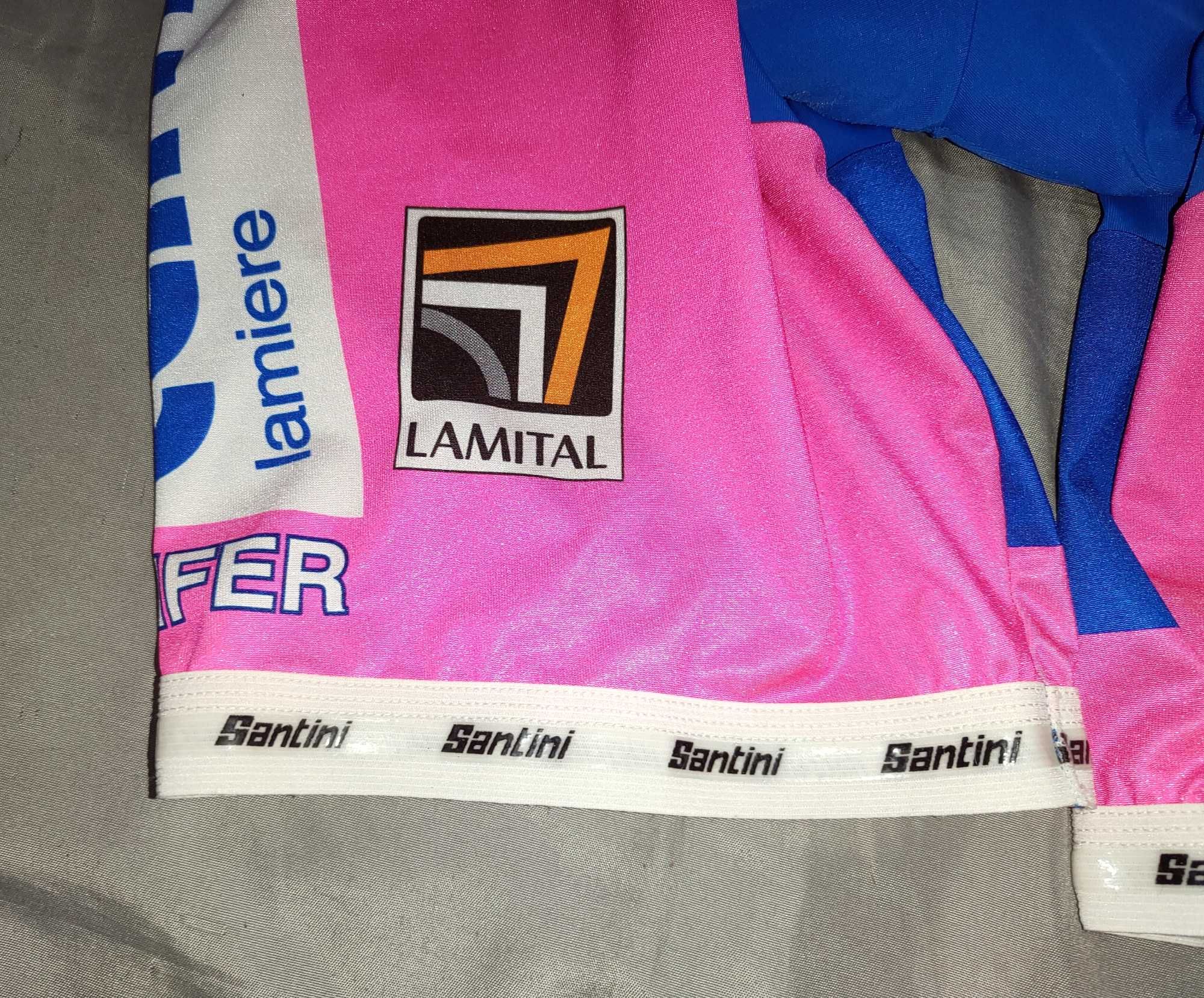 SMS SANTINI Lampre NCC strój kolarski  legendarnej grupy XXL CoolMax