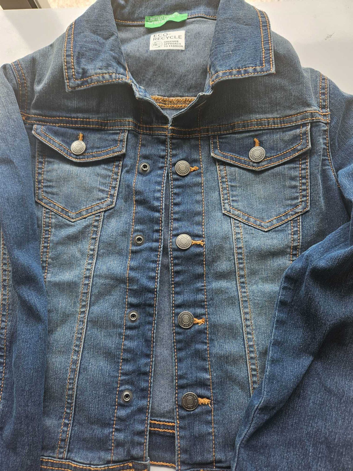 Casaco original ganga Benetton de menino 8/9 anos