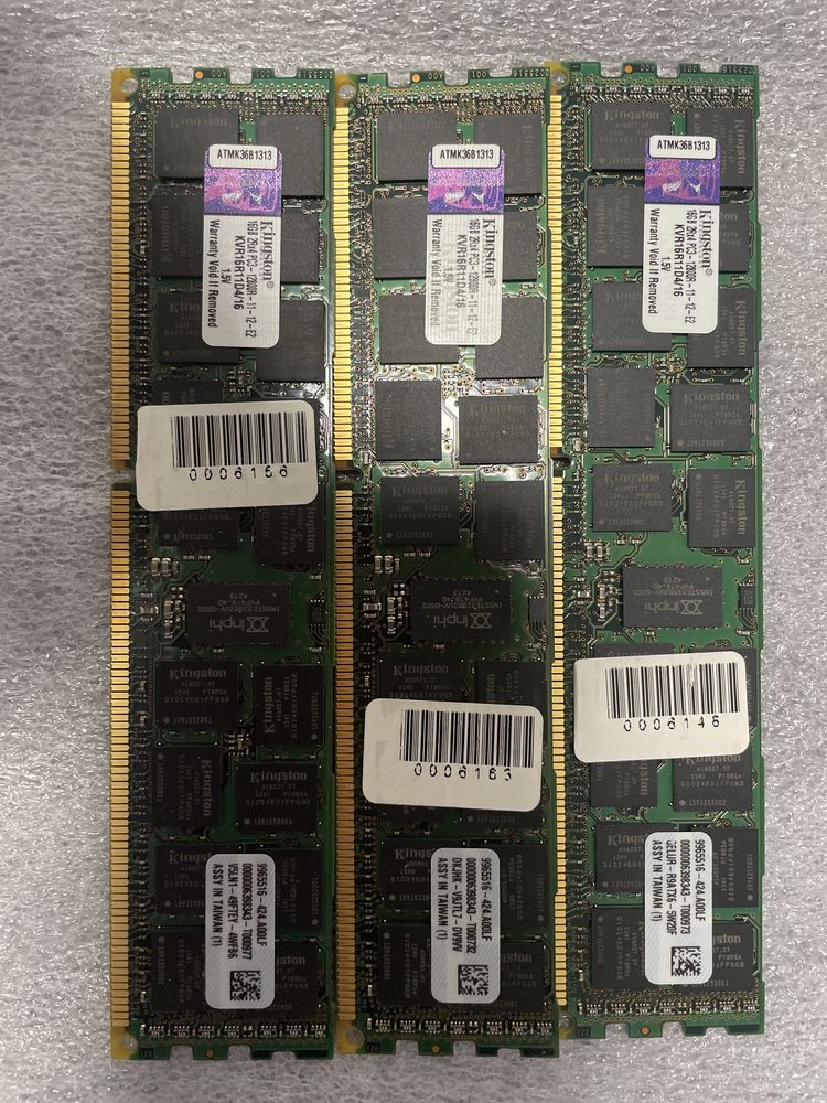 DDR 3 16Gb 1600 ECC REG Kingston
