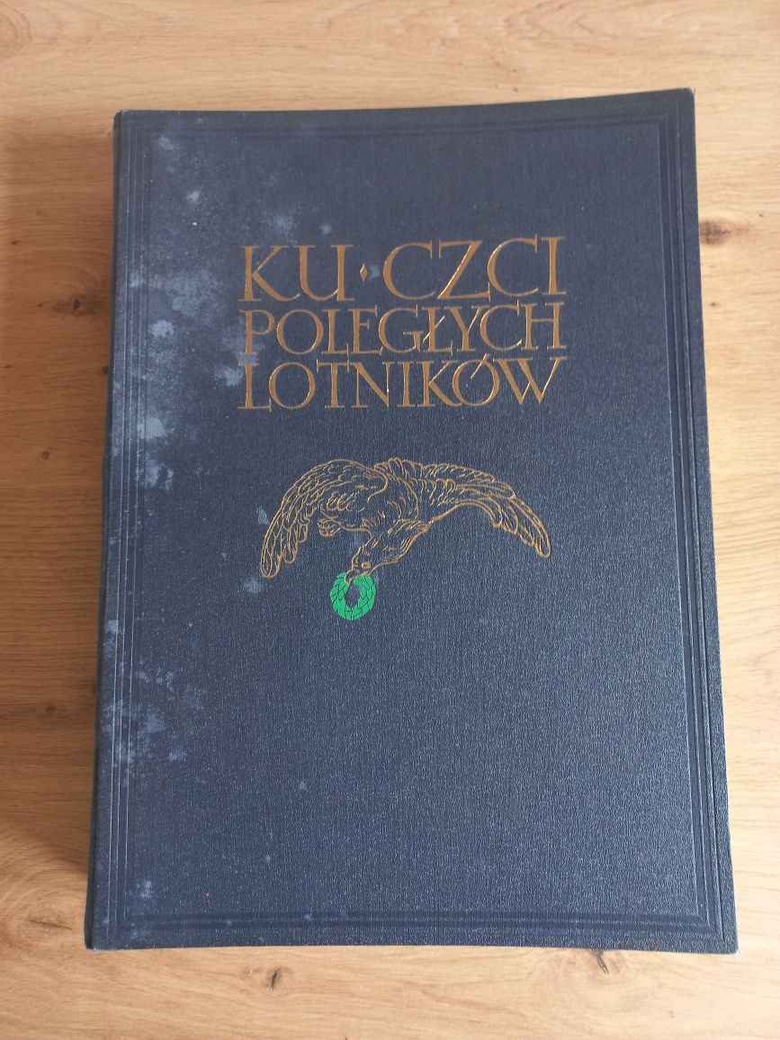 z 1933r. "Ku czci poległych LOTNIKÓW" - księga pamiątkowa