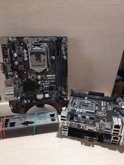 Материнські плати Asrock H81M-VG4, s1150, ddr3×2, mATX