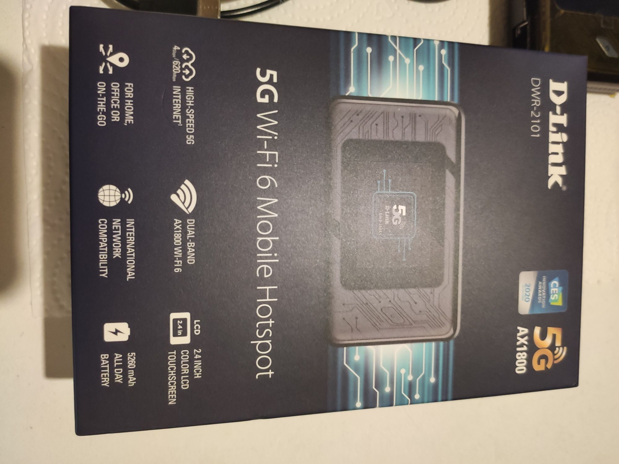 D-LINK Router DWR-2101 5G HotSpot WiFi 6
