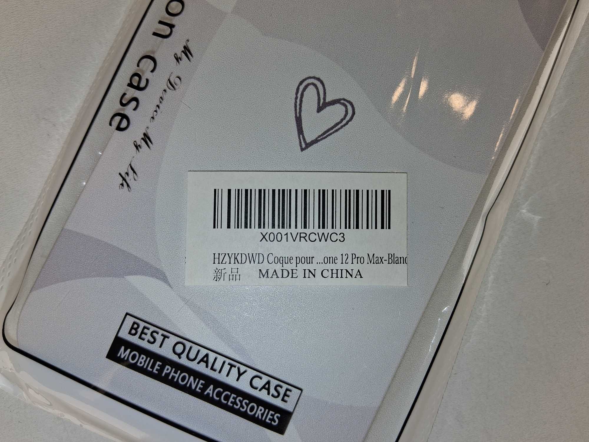 E065 Etui Ochronne Coque iPhone 12 Pro Max Serce