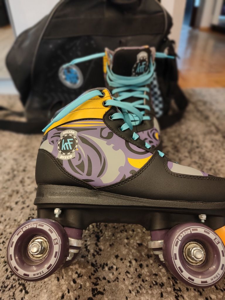 Wrotki KRF Roller Disco 36 + torba