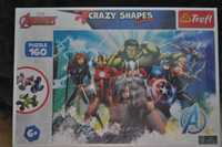 Puzzle 160 Avengers Crazy Shapes junior Trefl 6+