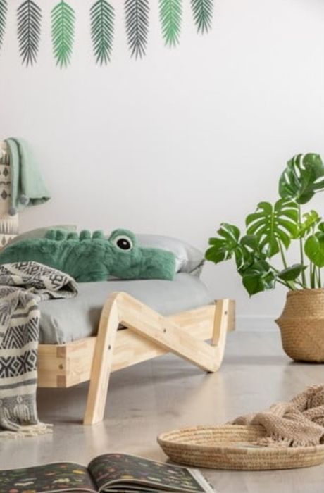 Łóżko Lite drewno Zig