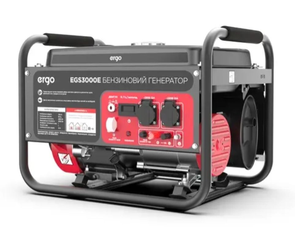 3 kW генератор бензинлвий ERGO EGS3000E