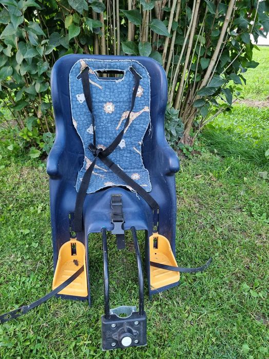 Fotelik rowerowy dziecięcy granatowy