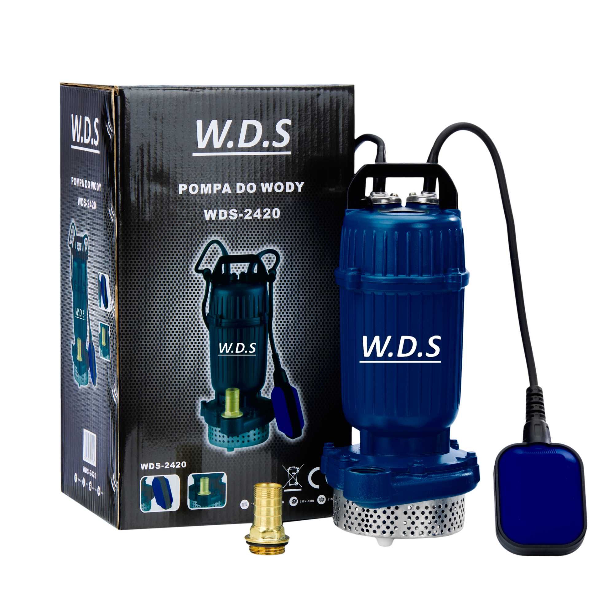 W.D.S Pompa Do Wody Brudnej Zanurzeniowa 2100w 1" Z Pływakiem WDS-2420