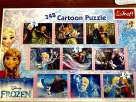 Puzzle Cartoon 348 elementów Disney Frozen Nowe!!