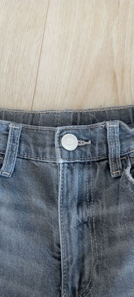 Spodnie H&M szare jeansy jak nowe rozmiar 146