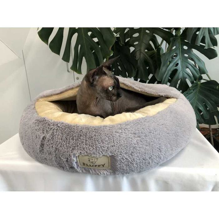 Legowisko dla psa kota FLUFFY 70 cm kojec posłanie pupila mata gąbka
