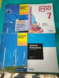 Manuais e Cadernos de Atividades de Matemática 7º ano