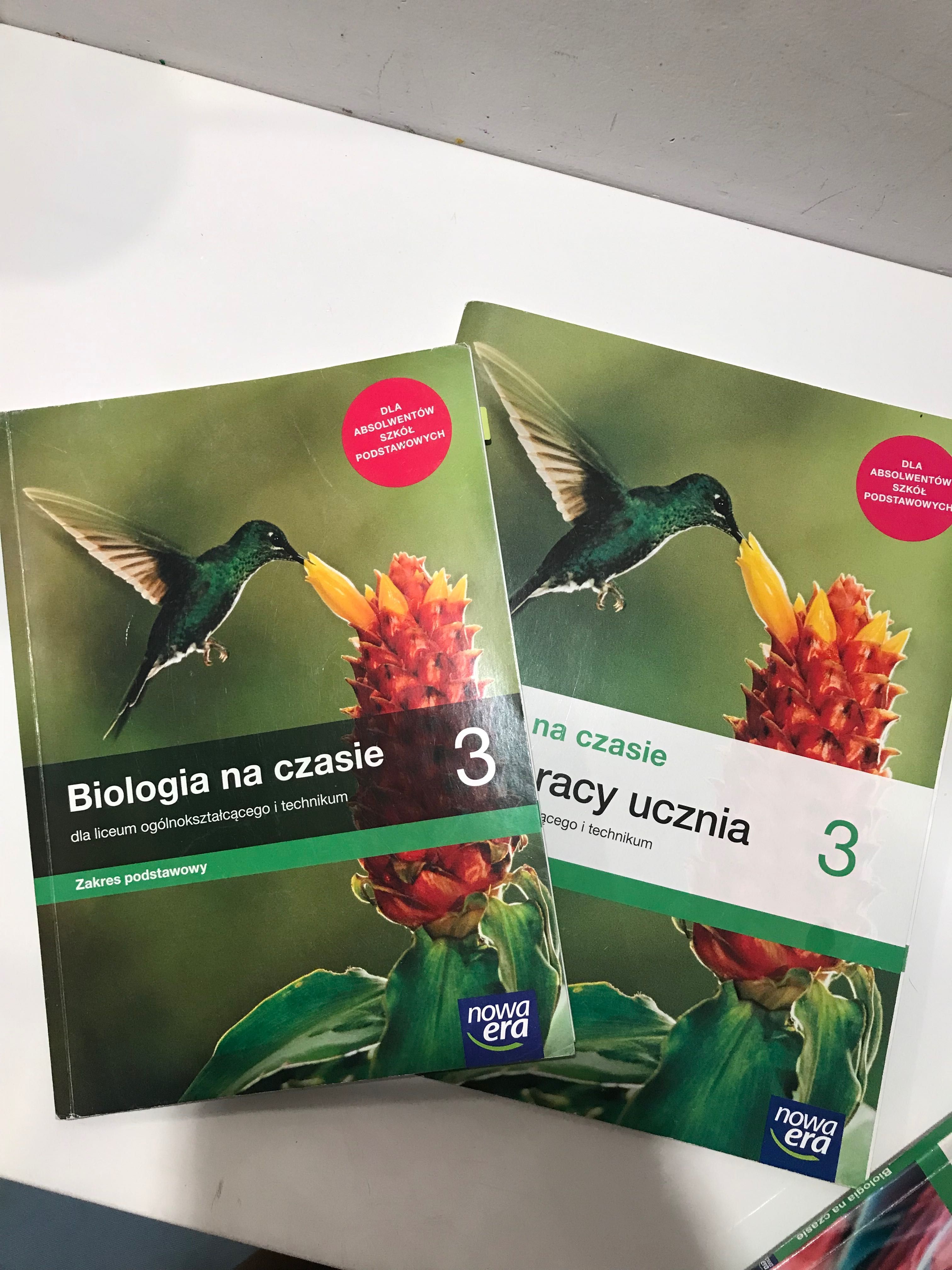 Podręcznik oraz karty pracy Biologia na czasie 3