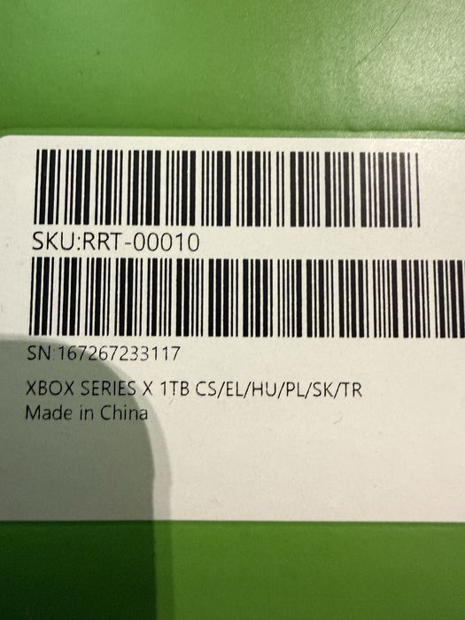 Xbox series X 1TB nowy zaplombowany