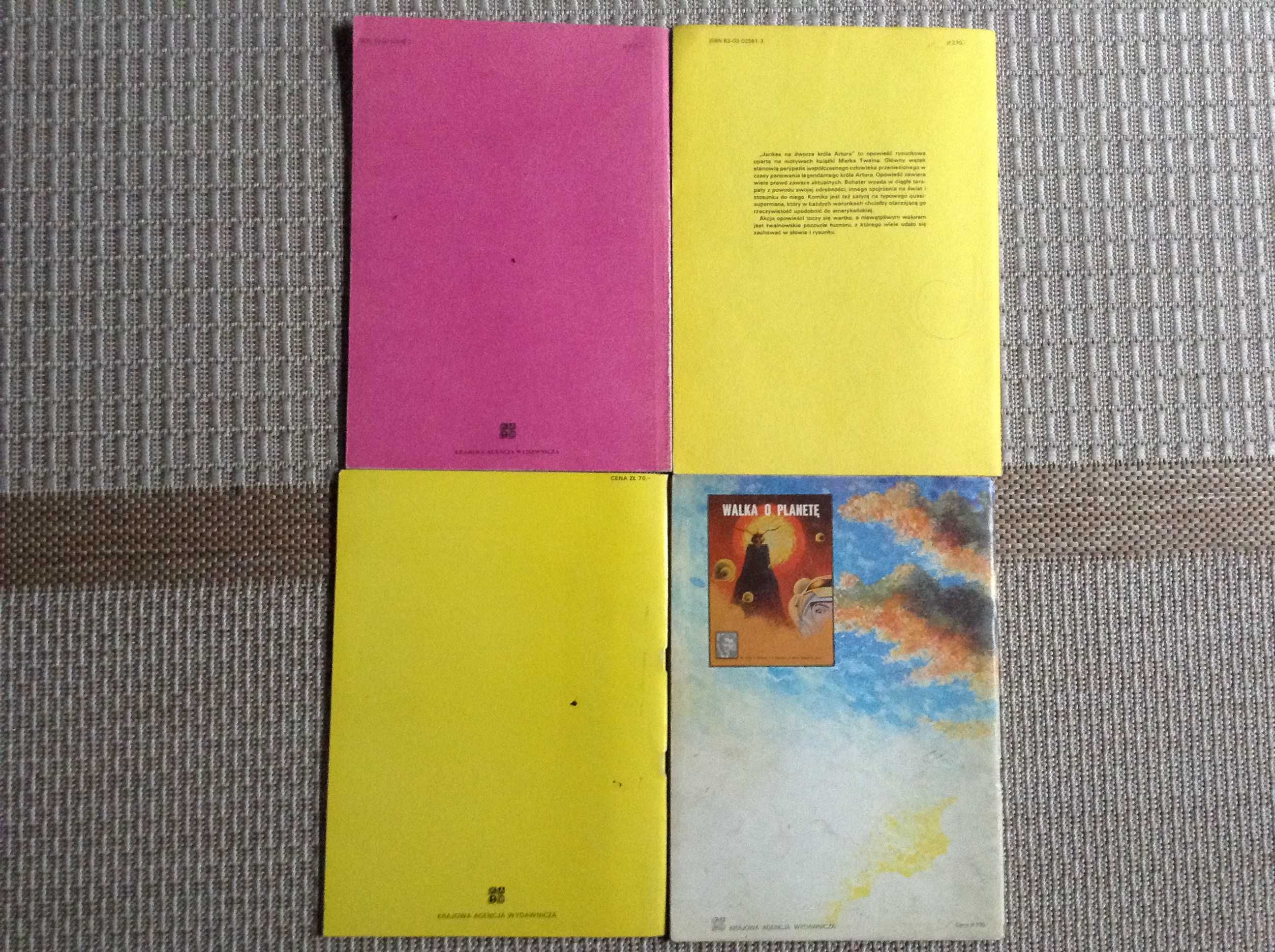 Komiksy 4 szt. r.1989, r.1984, r.1988, r.1984