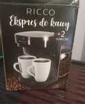 Ekspress do kawy Ricco + 2 kubki gratis. Nowy