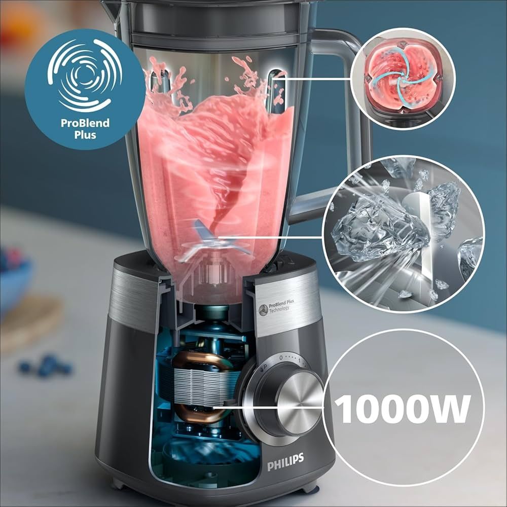 Nowy Mikser Philips Series 5000 HR3020/20 – 1000W, 2L, ProBlend Plus