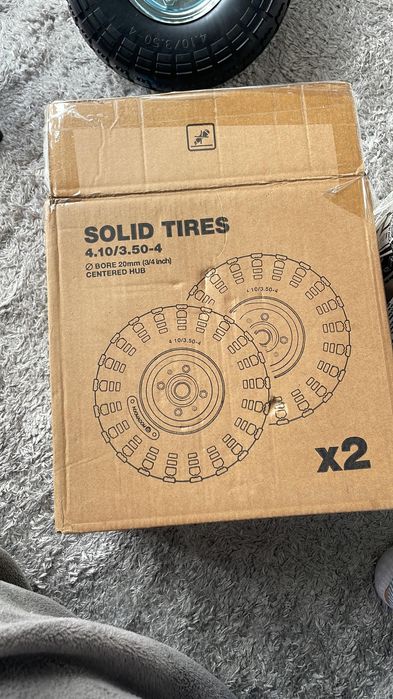 Rodas de carro de mão novas