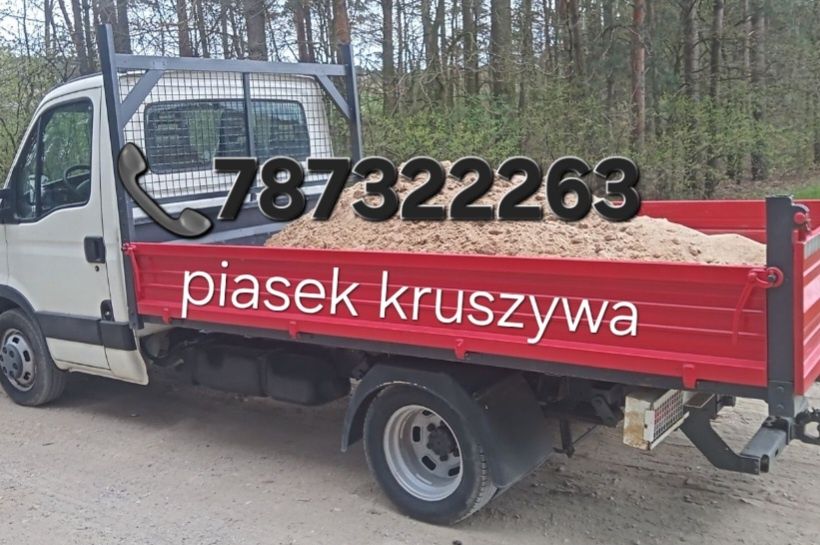 Piasek kliniec kamień żwir ziemia czarna kruszywa