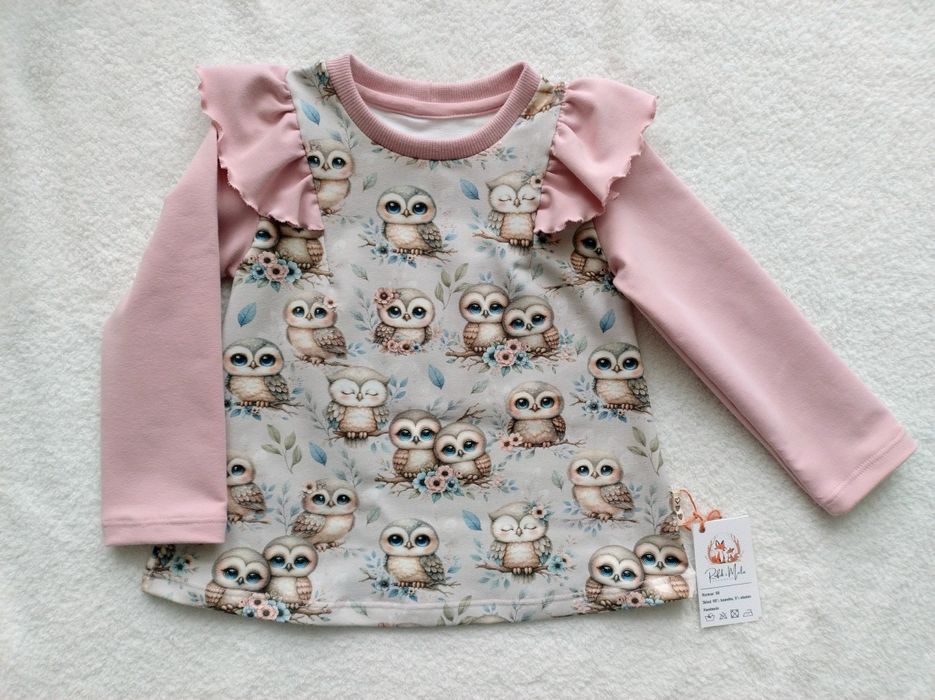 Bluza dziewczęca dresówka pętelka