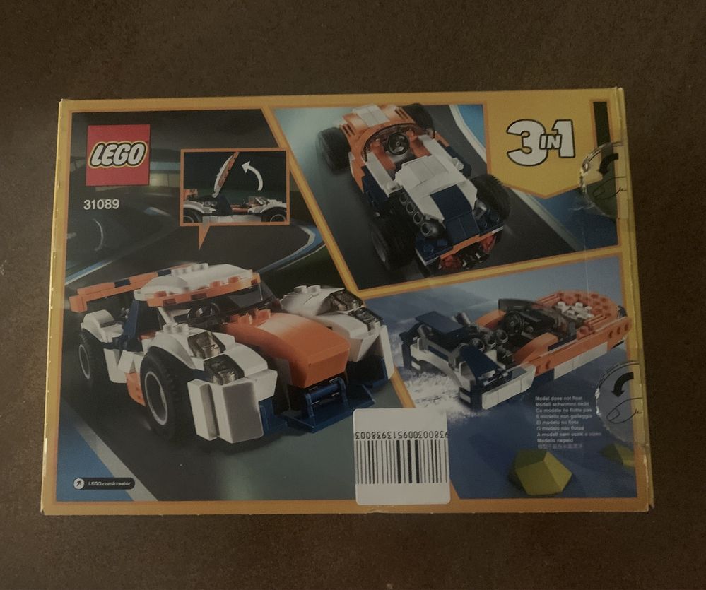 LEGO Creator 31089 Słoneczna Wyścigówka