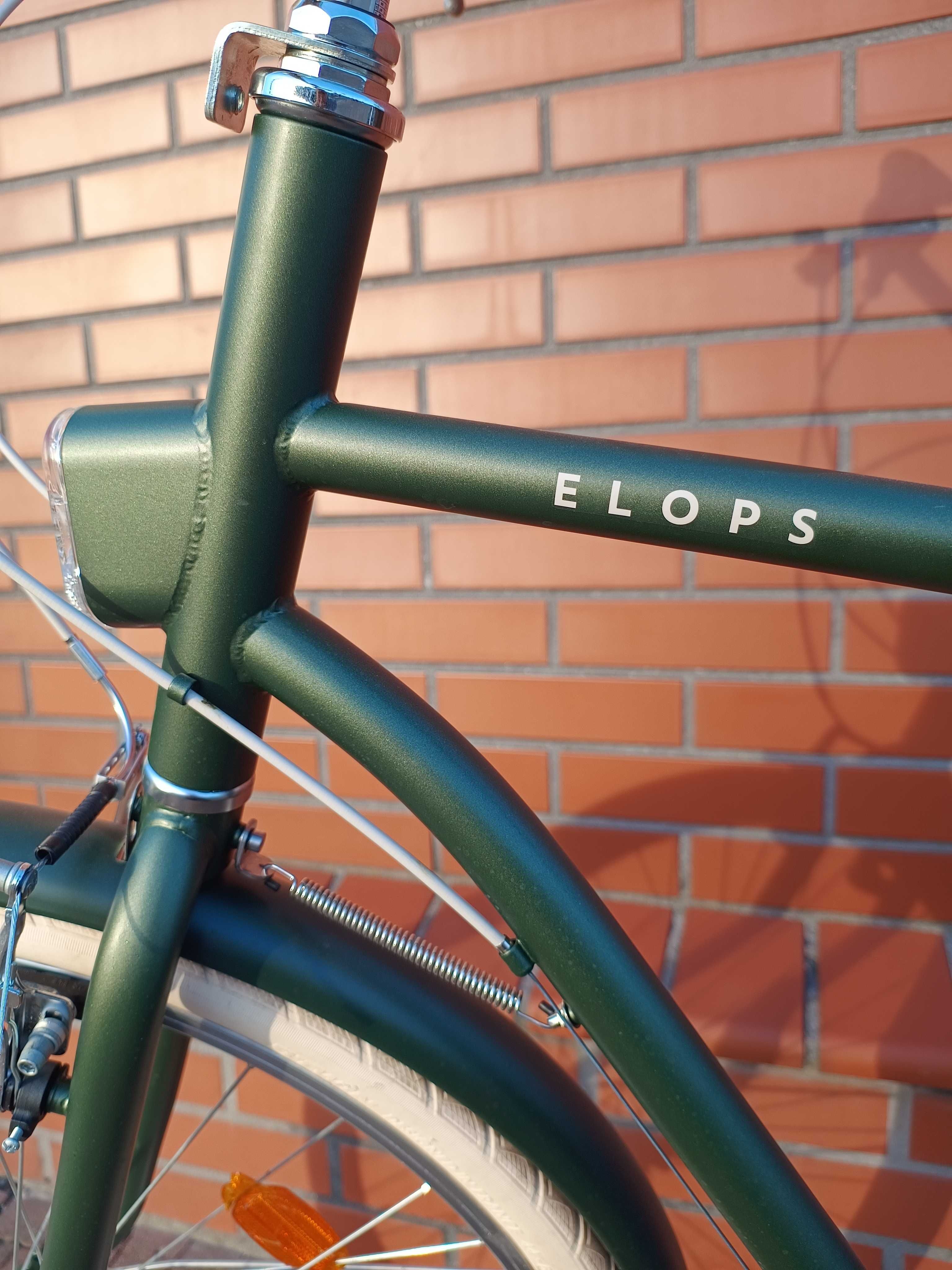 Rower miejski Elops 520 bdb 6 biegów na wysokiej ramie 175- 195 28cali