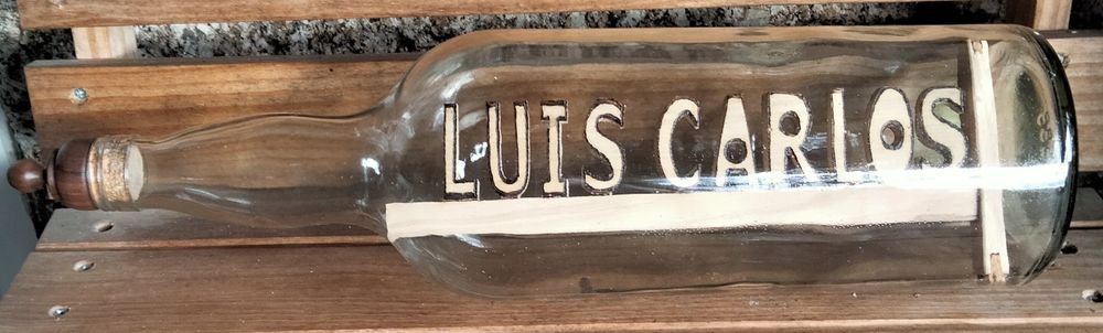 Artesanato garrafas para aguardente