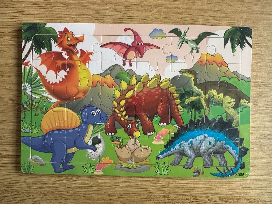 2 Puzzles (Mar + Dinossauros) 30 Peças