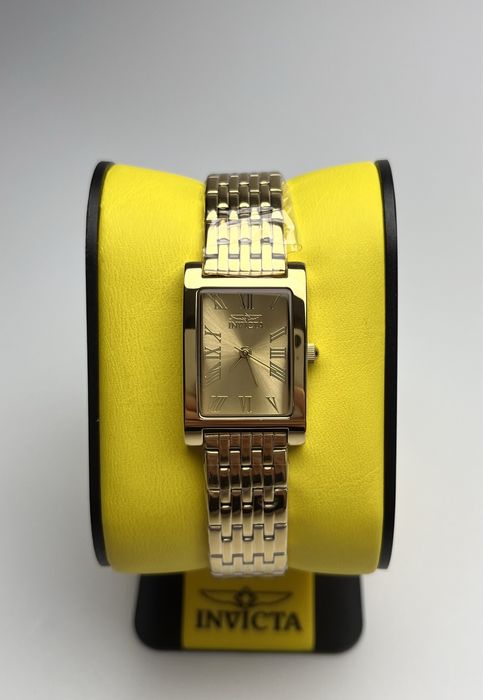 Invicta 48143, жіночий золотистий годинник, інвікта жіночі