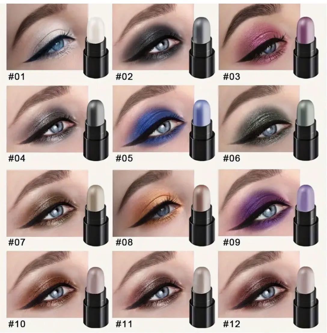 Caixa com 12 Sombras de Olhos