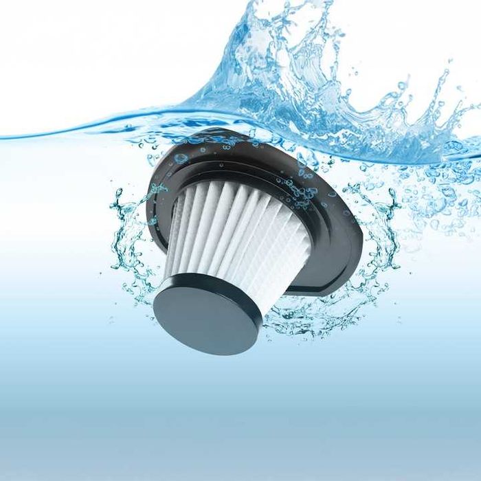 MOCNY Odkurzacz Samochodowy Bezprzewodowy Ręczny Akumulatorowy Końcówk